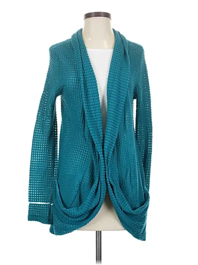 Pre-owned Pixley Cardigan Sweater In Teal