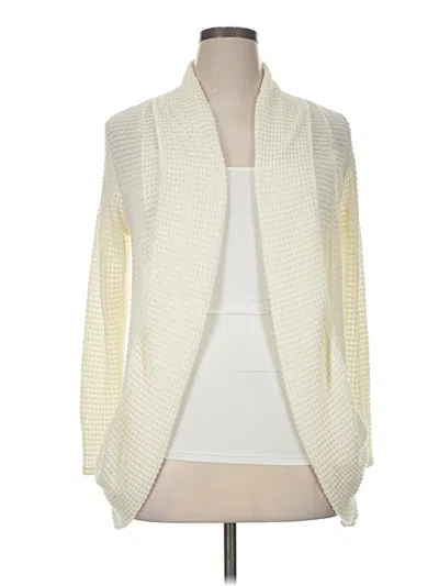 Pre-owned Pixley Cardigan Sweater In White