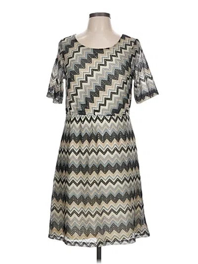 Pre-owned Pixley Casual Dress In Gray