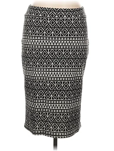 Pre-owned Pixley Casual Skirt In Black