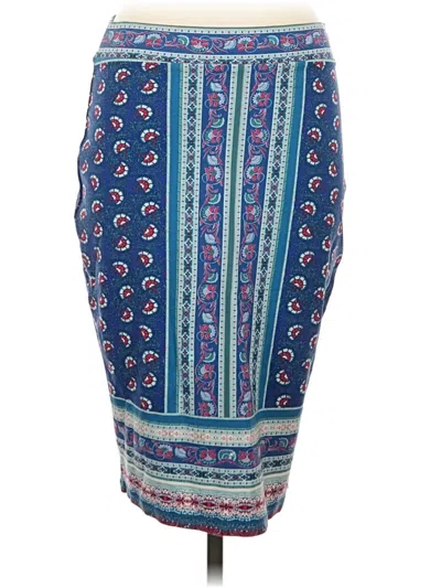 Pre-owned Pixley Casual Skirt In Blue