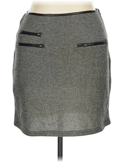 Pre-owned Pixley Casual Skirt In Gray