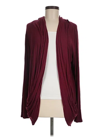 Pre-owned Pixley Kimono In Burgundy
