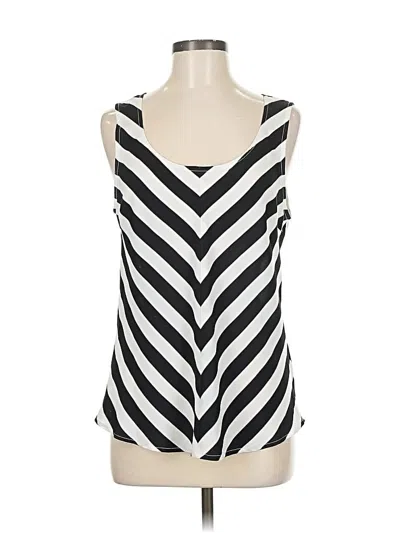 Pre-owned Pixley Sleeveless Blouse In Black