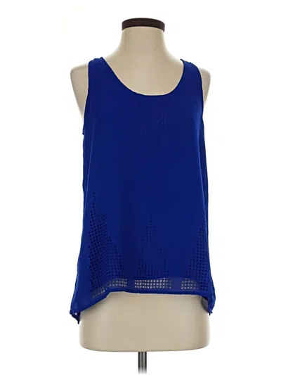 Pre-owned Pixley Sleeveless Blouse In Blue