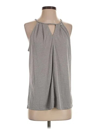 Pre-owned Pixley Sleeveless Blouse In Gray