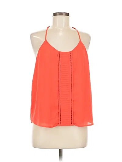 Pre-owned Pixley Sleeveless Blouse In Orange