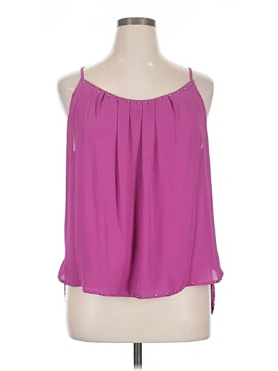 Pre-owned Pixley Sleeveless Blouse In Purple