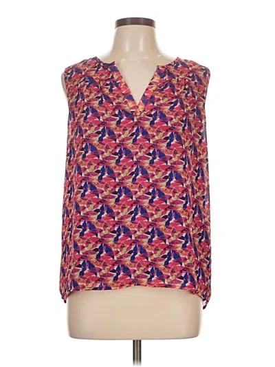 Pre-owned Pixley Sleeveless Blouse In Red