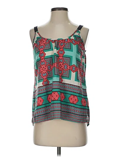 Pre-owned Pixley Sleeveless Blouse In Teal