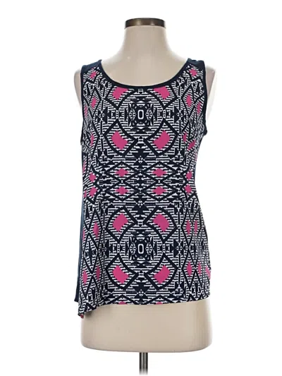 Pre-owned Pixley Tank Top Pink Square Neckline Tops