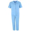 Pj Couture Women's Short Sleeve And Pants Notch Collar Pajama Set In Blue