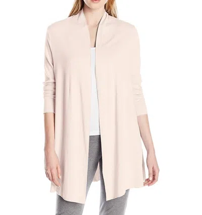 Pj Harlow Amelia Knit Cardigan In Blush In Beige