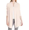Pj Harlow Amelia Knit Cardigan In Blush In Gold