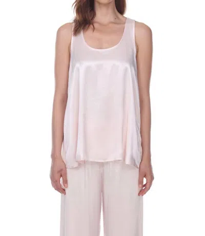Pj Harlow Blush -laura Satin In Pale Pink In Multi