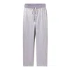 Pj Harlow Jolie Satin Pant With Draw String In Lavender In Multi
