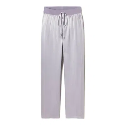 PJ HARLOW JOLIE SATIN PANT WITH DRAW STRING IN LAVENDER