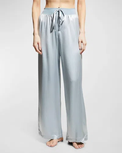 Pj Harlow Jolie Wide Leg Pants In Morning Blue