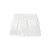 Pj Harlow Mikel Satin Boxer Short With Draw String In Pearl In Multi