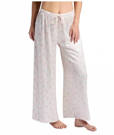 Pj Harlow Mya Crop Pants In Cloudy Pearl In White