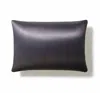 Pj Harlow Satin Pillowcase With Satin Scrunchy In Black In Black