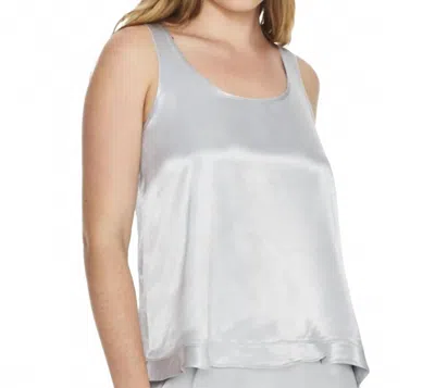 Pj Harlow Willow Tank Top In Morning Blue In Gray