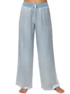 Pj Harlow Women's Jolie Satin Lounge Pants In Animal Print