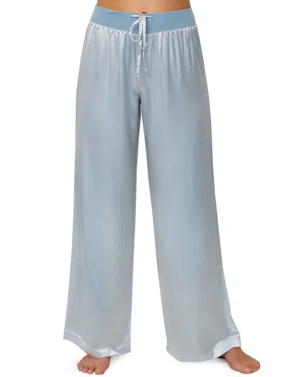 Pj Harlow Women's Jolie Satin Lounge Pants In Animal Print