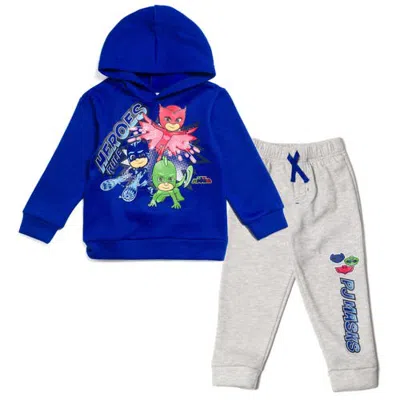 Pj Masks Kids'  Fleece Hoodie & Pants Set In Blue