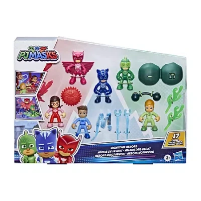 Pj Masks Nighttime Heroes Set In Transparent