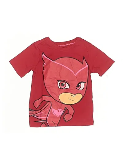 Pre-owned Pj Masks Kids' Short Sleeve T-shirt In Red
