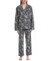 Pj Salvage 2pc Game Day Pajama Set In Gray