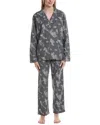 Pj Salvage 2pc Game Day Pajama Set In Gray