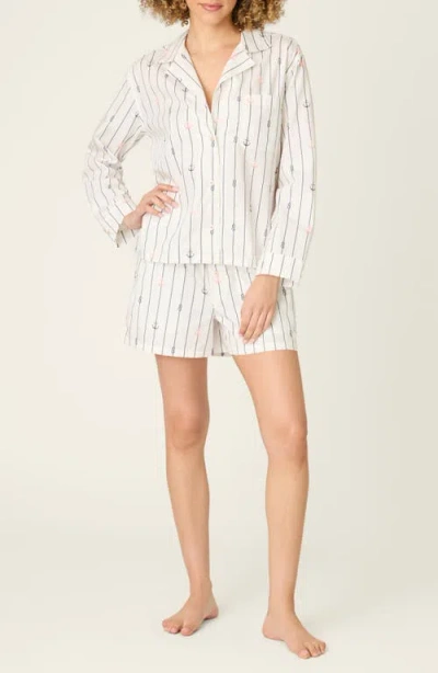 Pj Salvage After Party Short Pajamas In White