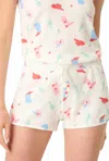 Pj Salvage American Honey Shorts In Ivory In White