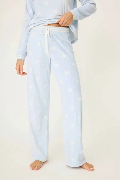 Pj Salvage Apres All Day Pants In Blue Whisper