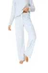 Pj Salvage Après All Day Velour Pant In Blue Whisper In Multi