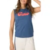 Pj Salvage Back On Track Pajama Tank In Harbor