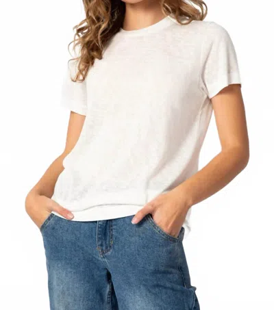 Pj Salvage Back To Basics Short Sleeve Tee In Ivory