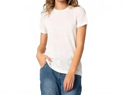 Pj Salvage Back To Basics Short Sleeve Tee In Ivory In White