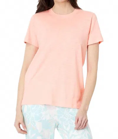 Pj Salvage Back To Basics Short Sleeve Tee In Peach Dream