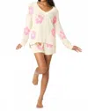 Pj Salvage Bali Bay Knit Loungewear Set In Ivory In Neutral