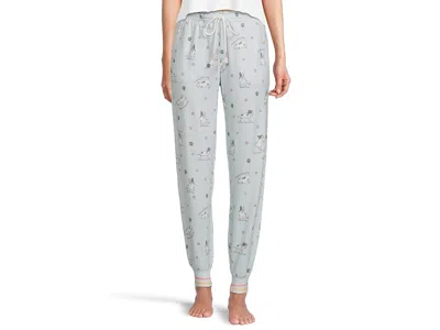 Pj Salvage Banded Pant Paws And Breathe In Blue