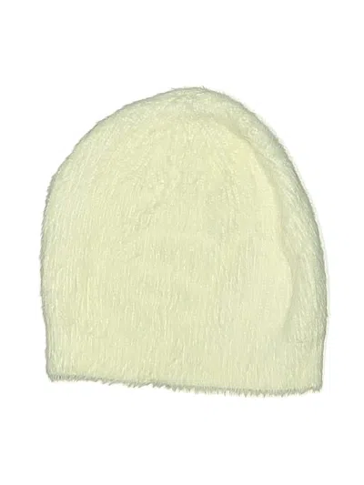 Pre-owned Pj Salvage Beanie Hat In White