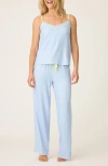 Pj Salvage Beautiful Life Jersey Pajamas In Blue