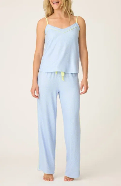 Pj Salvage Beautiful Life Jersey Pajamas In Blue