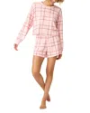 Pj Salvage Boyfriend Boxer Pj Set In Pink