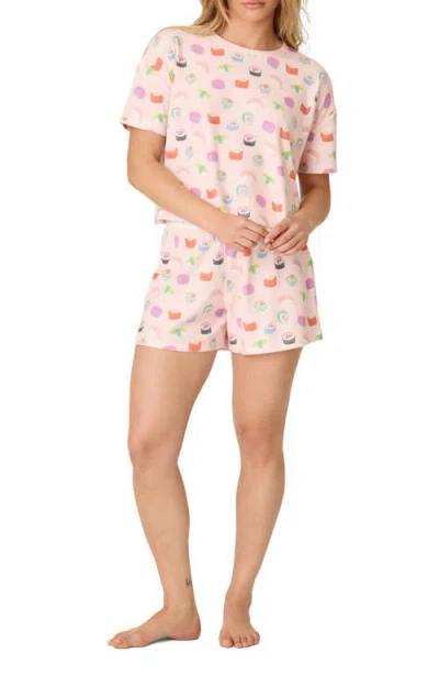 Pj Salvage Breakfast Print Pajama Set In Multi