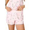 Pj Salvage Butterfly Print Pajama Shorts In Pink Tint