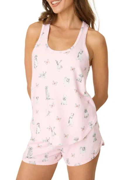 Pj Salvage Butterfly Racerback Tank In Pink Tint